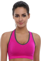 Elevate Your Workout with Our High Impact Seamless Racerback Sports Bra for Women - Ideal for Yoga, Gym, and Fitness Enthusiasts