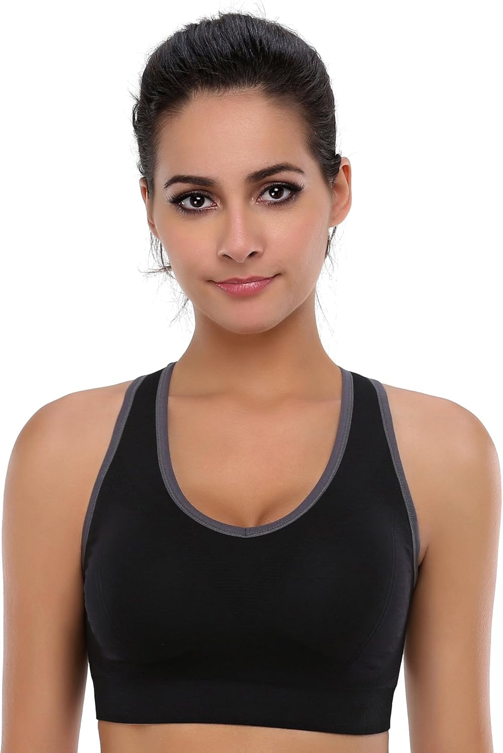 Elevate Your Workout with Our High Impact Seamless Racerback Sports Bra for Women - Ideal for Yoga, Gym, and Fitness Enthusiasts