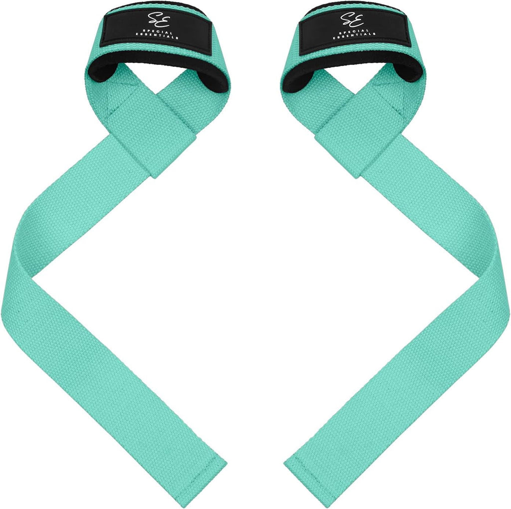 Elevate Your Workout with Adjustable Teal Neoprene Weightlifting Wrist Straps - 2-Pack for Ultimate Support