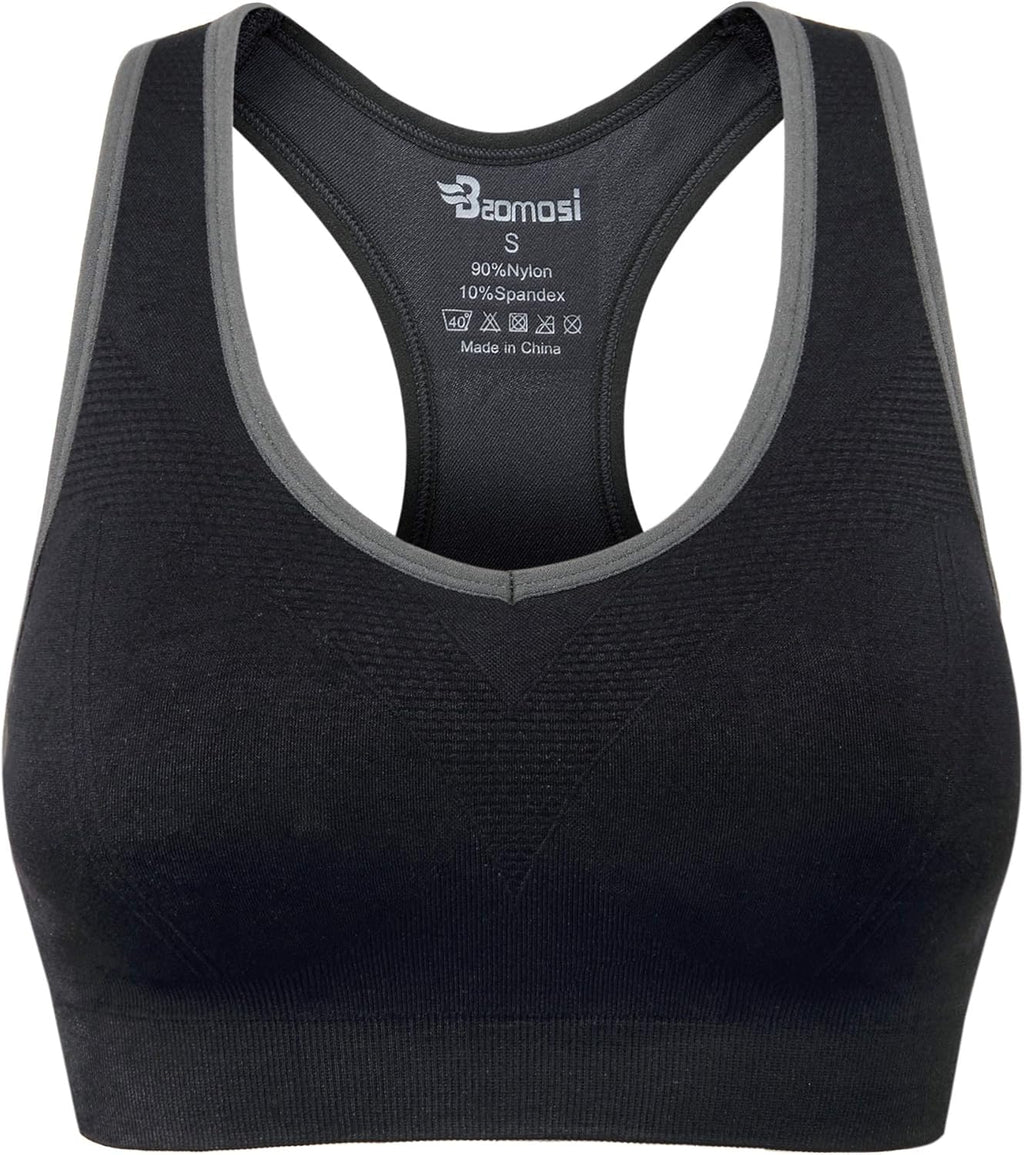Elevate Your Workout with Our High Impact Seamless Racerback Sports Bra for Women - Ideal for Yoga, Gym, and Fitness Enthusiasts