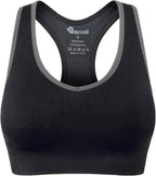 Elevate Your Workout with Our High Impact Seamless Racerback Sports Bra for Women - Ideal for Yoga, Gym, and Fitness Enthusiasts