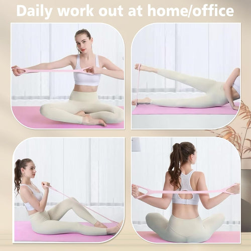Transform Your Workout with Ultimate Figure 8 Fitness Resistance Bands - Versatile Elastic Bands for Strength Training, Yoga, and Physical Therapy!