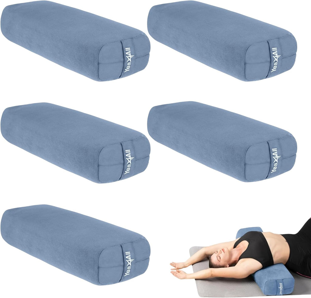 Elevate Your Yoga Journey with Our Triple-Layer Foam Bolster Pillow for Ultimate Comfort and Support!