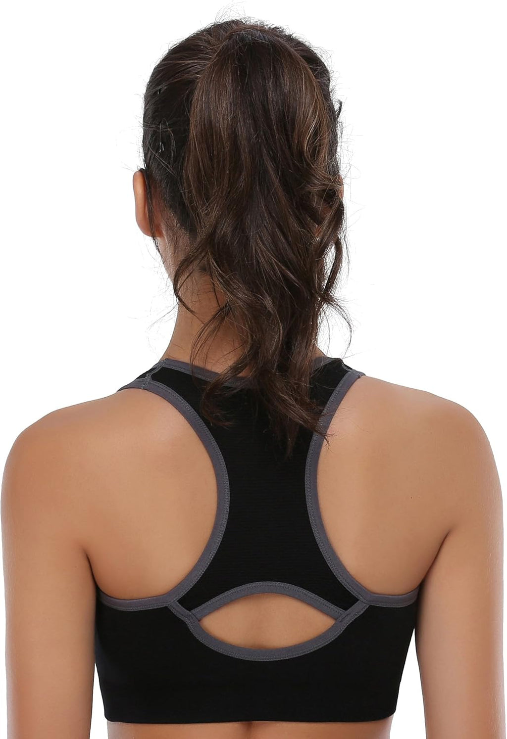 Elevate Your Workout with Our High Impact Seamless Racerback Sports Bra for Women - Ideal for Yoga, Gym, and Fitness Enthusiasts
