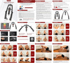 Ultimate 3-in-1 Adjustable Twister Arm Trainer – Hydraulic Resistance Workout Equipment for Full Body Fitness, Includes Ab Roller Wheels and Comfort Knee Pad