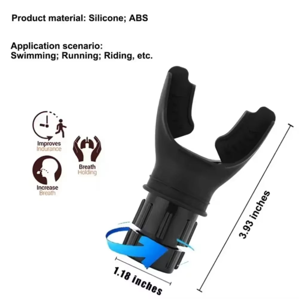 Elevate Your Endurance with the Portable Lung Fitness Exerciser - Customizable Resistance Breathing Device for Ultimate Cardio Training
