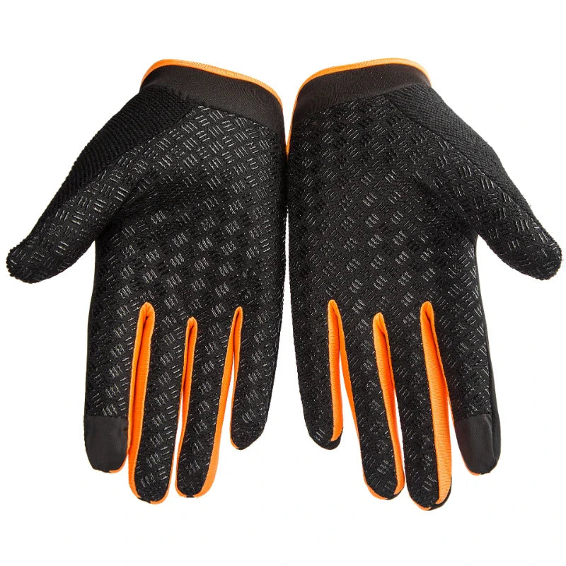 Ultimate Full Finger Cycling Gloves for Men & Women - Perfect for Touchscreen Use, Anti-Slip Grip, and Shock Absorption for All Outdoor Activities