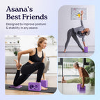 Transform Your Yoga Practice: Deep-Zen® 2-Pack Yoga Blocks Set with Wrist Support, Knee Pads, and Strap for Ultimate Comfort and Stability