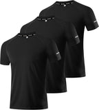 Men's Performance Workout Running Shirts - Moisture-Wicking Dry Fit Tees in Convenient 1, 3, 5, or 7 Packs