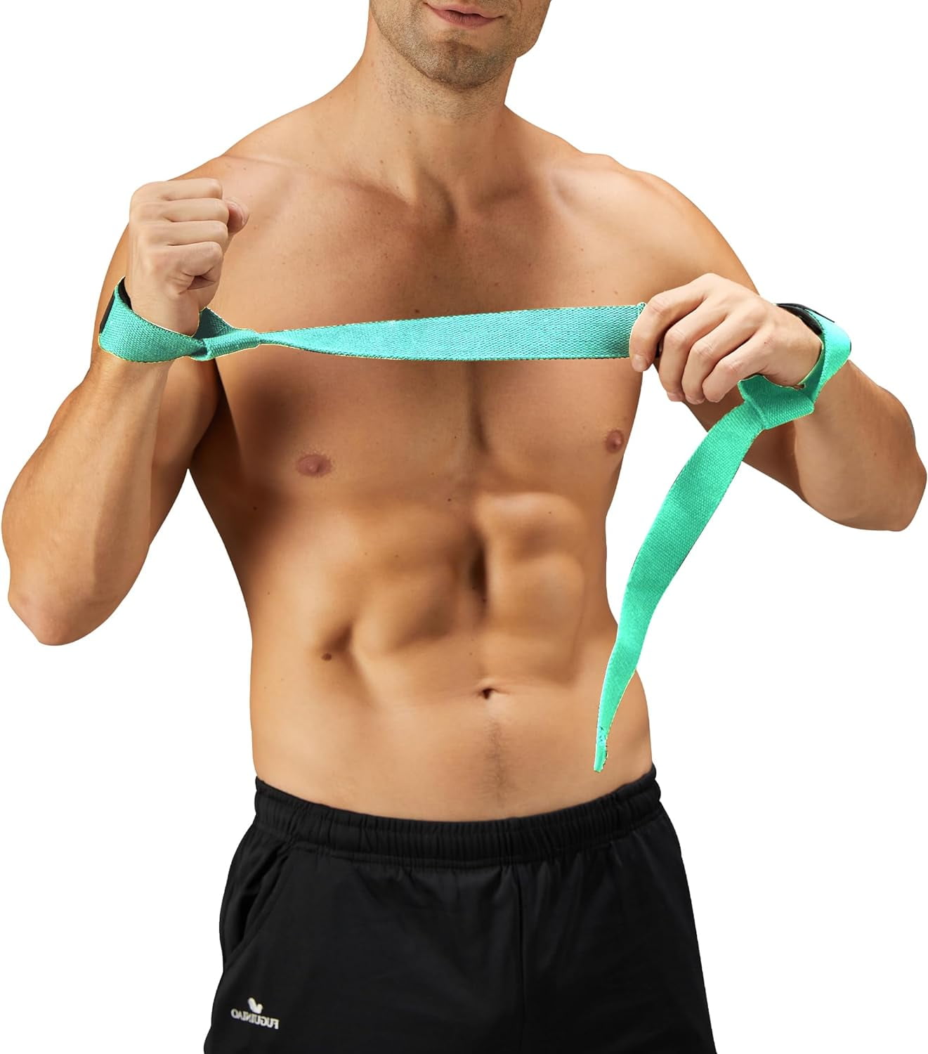 Elevate Your Workout with Adjustable Teal Neoprene Weightlifting Wrist Straps - 2-Pack for Ultimate Support