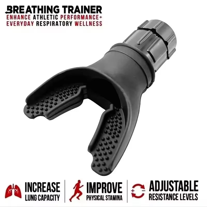 Elevate Your Endurance with the Portable Lung Fitness Exerciser - Customizable Resistance Breathing Device for Ultimate Cardio Training