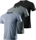 Men's Performance Workout Running Shirts - Moisture-Wicking Dry Fit Tees in Convenient 1, 3, 5, or 7 Packs