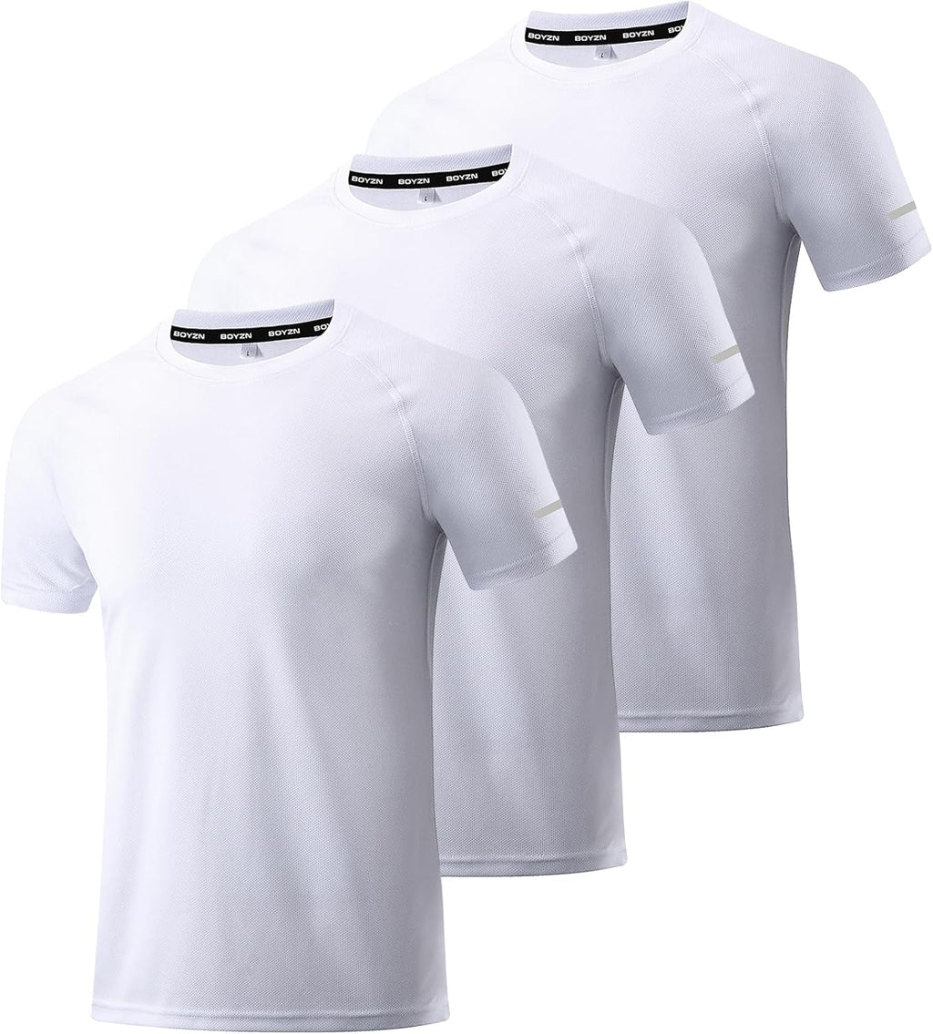 Men's Performance Workout Running Shirts - Moisture-Wicking Dry Fit Tees in Convenient 1, 3, 5, or 7 Packs