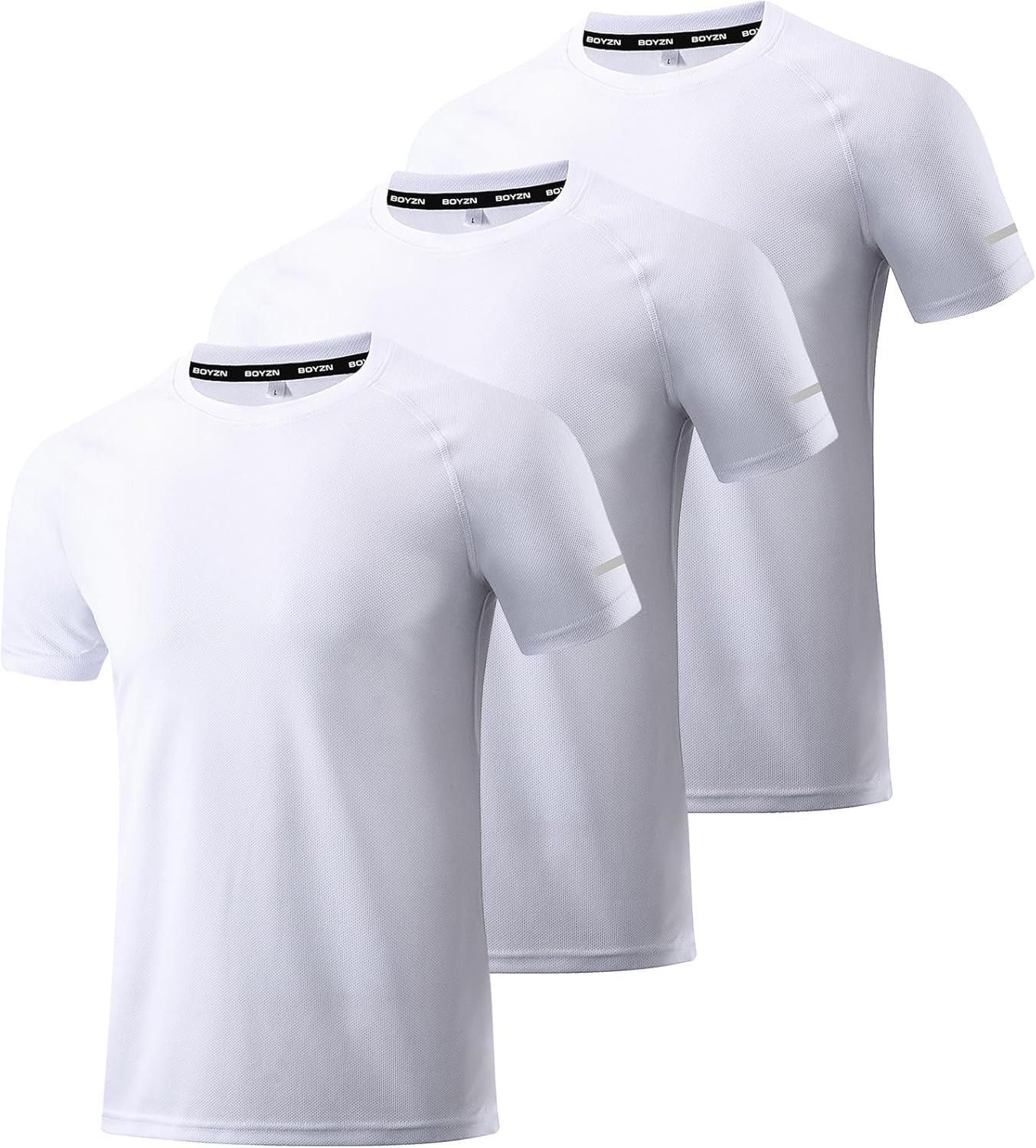Men's Performance Workout Running Shirts - Moisture-Wicking Dry Fit Tees in Convenient 1, 3, 5, or 7 Packs