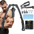 Ultimate 3-in-1 Adjustable Twister Arm Trainer – Hydraulic Resistance Workout Equipment for Full Body Fitness, Includes Ab Roller Wheels and Comfort Knee Pad
