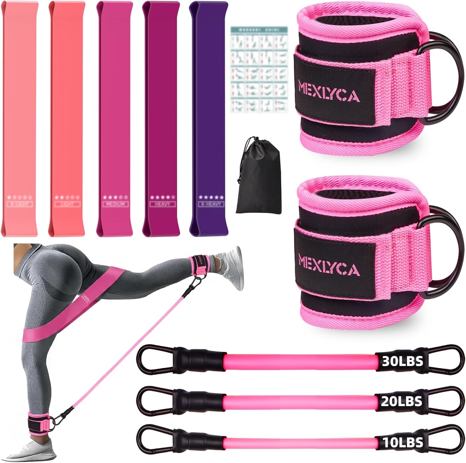 Transform Your Fitness Routine with the Ultimate Adjustable Resistance Bands Set – Perfect for All Levels and Workouts