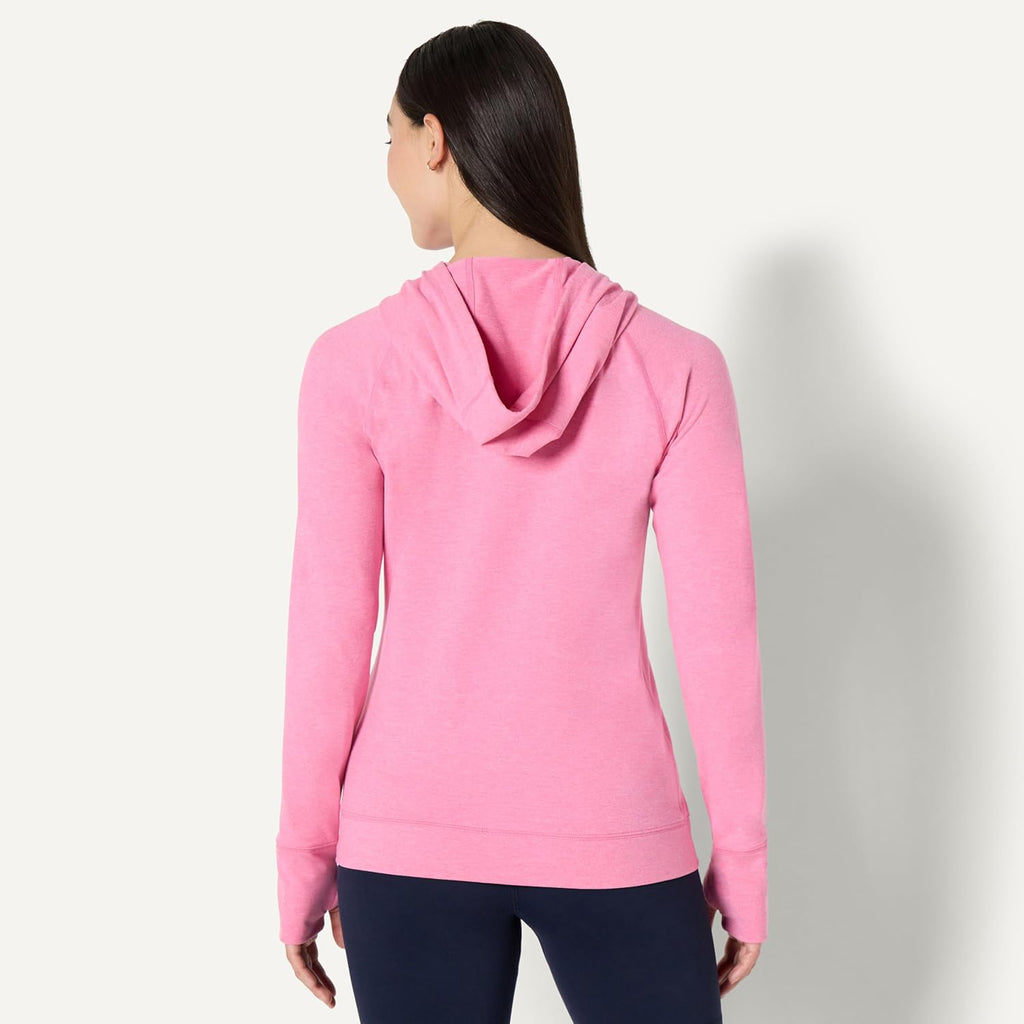 Elevate Your Workout Wardrobe with Our Women's Lightweight Zip-Up Performance Hoodie - Ideal for Athleisure and Active Living