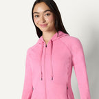 Elevate Your Workout Wardrobe with Our Women's Lightweight Zip-Up Performance Hoodie - Ideal for Athleisure and Active Living