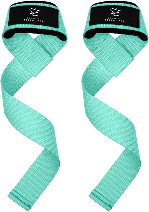 Elevate Your Workout with Adjustable Teal Neoprene Weightlifting Wrist Straps - 2-Pack for Ultimate Support