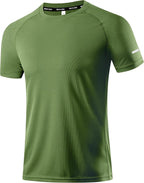 Men's Performance Workout Running Shirts - Moisture-Wicking Dry Fit Tees in Convenient 1, 3, 5, or 7 Packs