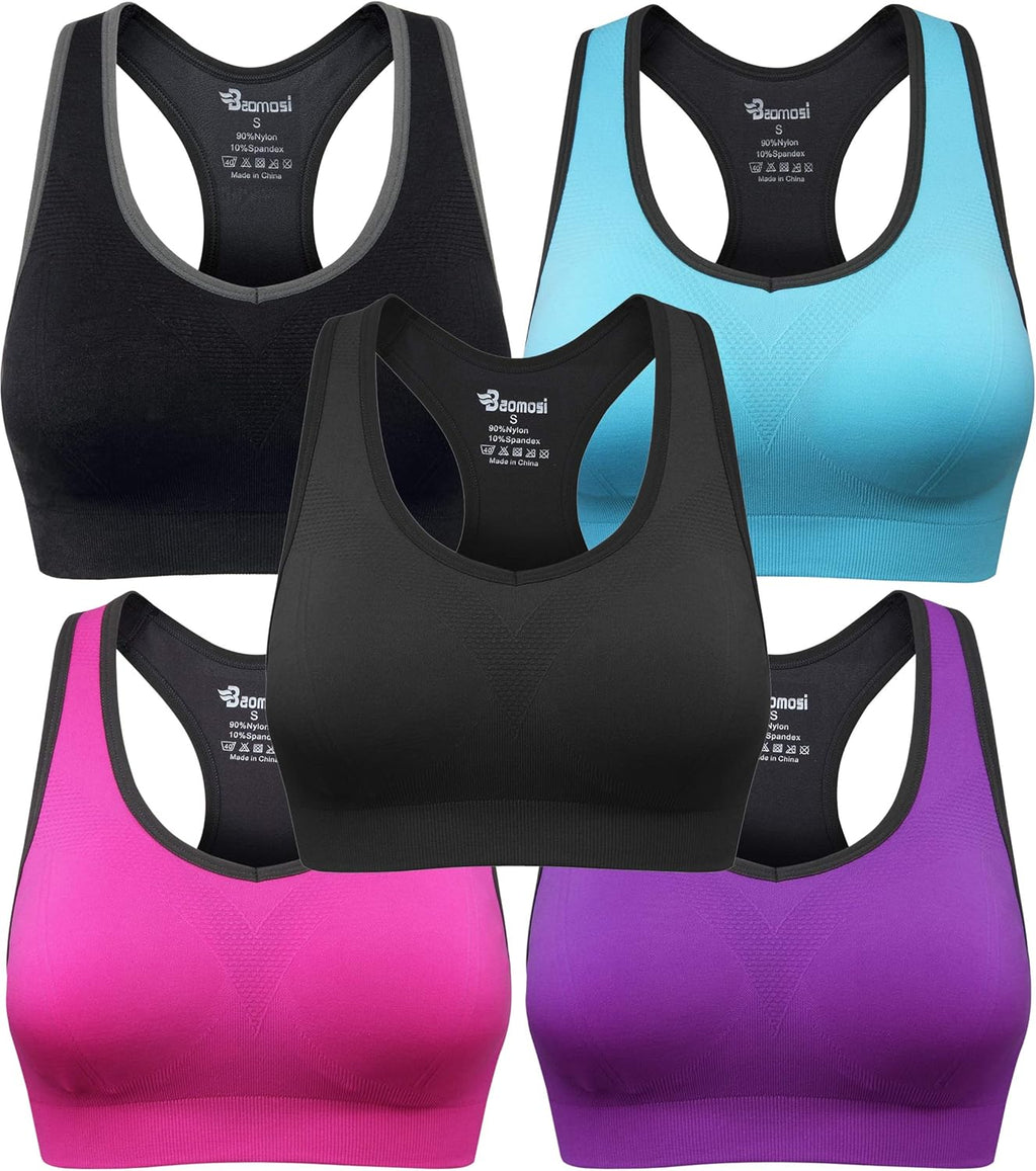 Elevate Your Workout with Our High Impact Seamless Racerback Sports Bra for Women - Ideal for Yoga, Gym, and Fitness Enthusiasts