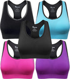Elevate Your Workout with Our High Impact Seamless Racerback Sports Bra for Women - Ideal for Yoga, Gym, and Fitness Enthusiasts