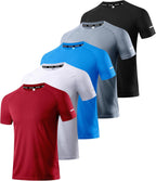 Men's Performance Workout Running Shirts - Moisture-Wicking Dry Fit Tees in Convenient 1, 3, 5, or 7 Packs