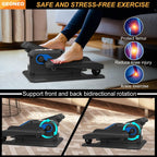 Revolutionize Your Fitness Routine with the Compact Electric Under Desk Elliptical Machine - Perfect for Seniors, Quiet, Portable, and Remote-Controlled with 12 Adjustable Speeds
