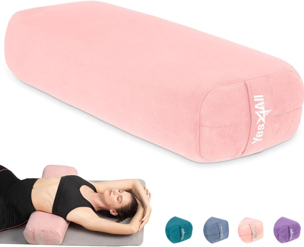 Elevate Your Yoga Journey with Our Triple-Layer Foam Bolster Pillow for Ultimate Comfort and Support!