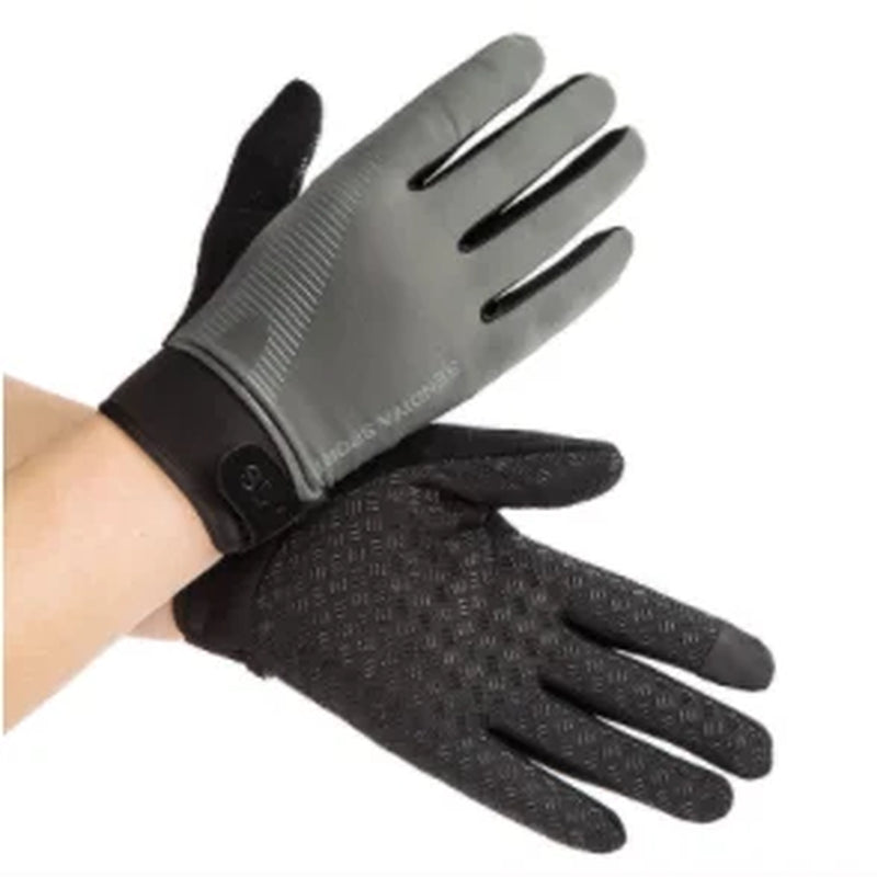 Ultimate Full Finger Cycling Gloves for Men & Women - Perfect for Touchscreen Use, Anti-Slip Grip, and Shock Absorption for All Outdoor Activities