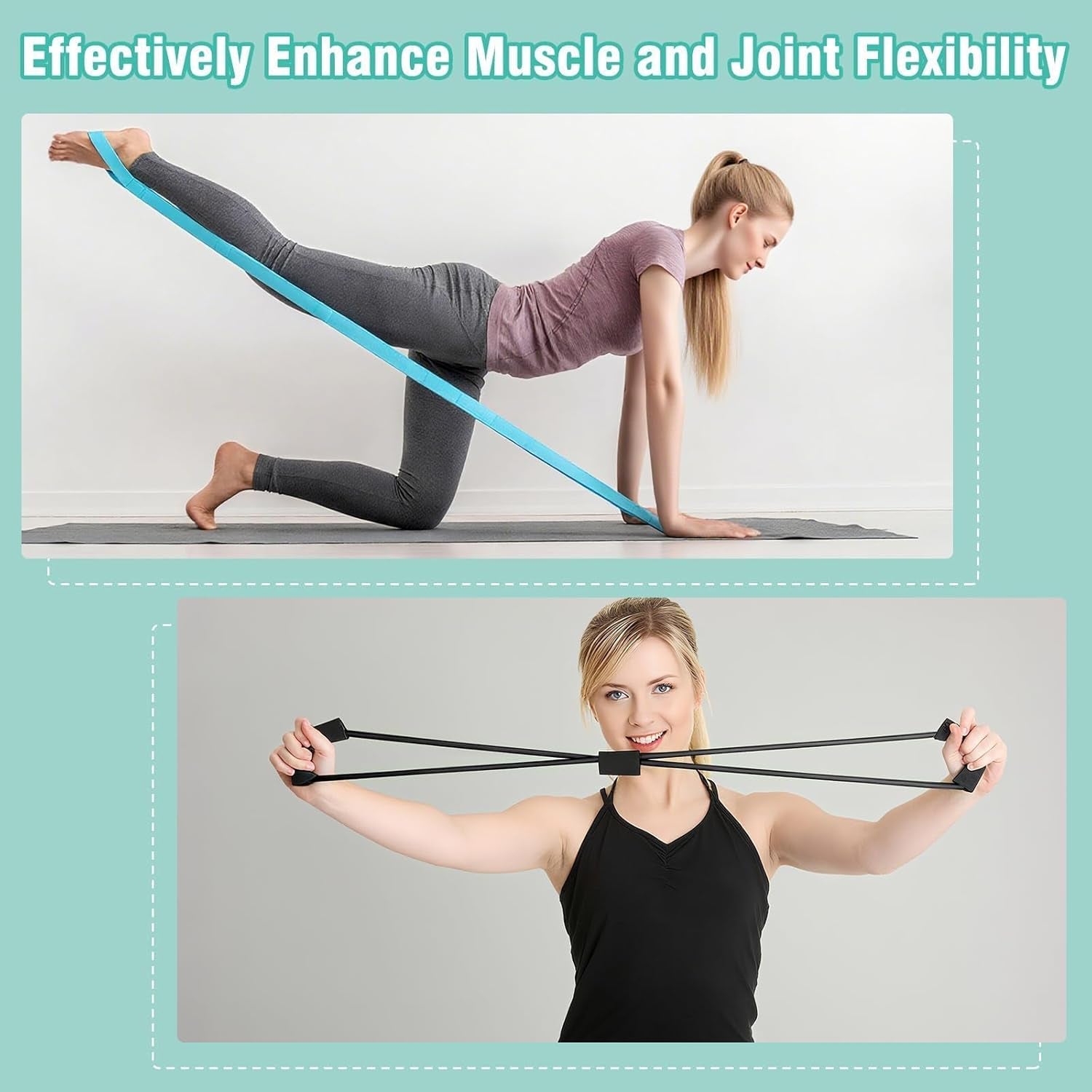 Transform Your Fitness Journey: Complete Home Pilates Equipment Kit with Magic Circle, Resistance Bands, Weights & More for Women