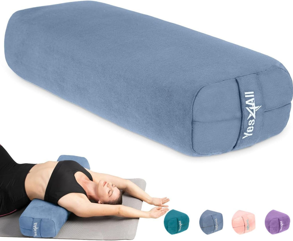 Elevate Your Yoga Journey with Our Triple-Layer Foam Bolster Pillow for Ultimate Comfort and Support!
