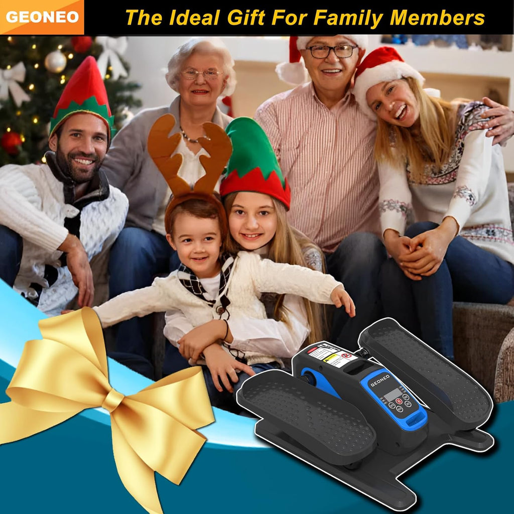 Revolutionize Your Fitness Routine with the Compact Electric Under Desk Elliptical Machine - Perfect for Seniors, Quiet, Portable, and Remote-Controlled with 12 Adjustable Speeds