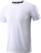 Men's Performance Workout Running Shirts - Moisture-Wicking Dry Fit Tees in Convenient 1, 3, 5, or 7 Packs
