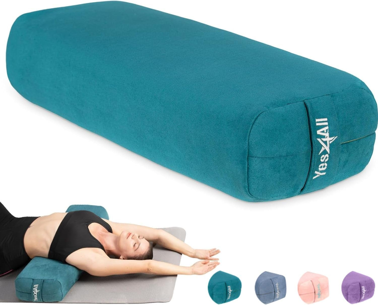 Elevate Your Yoga Journey with Our Triple-Layer Foam Bolster Pillow for Ultimate Comfort and Support!