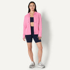 Elevate Your Workout Wardrobe with Our Women's Lightweight Zip-Up Performance Hoodie - Ideal for Athleisure and Active Living