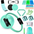 Transform Your Fitness Journey: Complete Home Pilates Equipment Kit with Magic Circle, Resistance Bands, Weights & More for Women