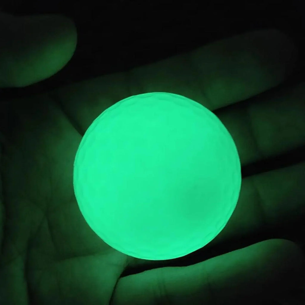 Illuminate Your Game: Luminous Glow-in-the-Dark Golf Balls - Choose 3 or 5 Pack for Ultimate Night Training & Practice