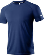 Men's Performance Workout Running Shirts - Moisture-Wicking Dry Fit Tees in Convenient 1, 3, 5, or 7 Packs