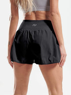 Unleash Your Potential with CADMUS Women's 2-in-1 Athletic Workout Shorts - Gym-Ready with Handy Phone Pockets!