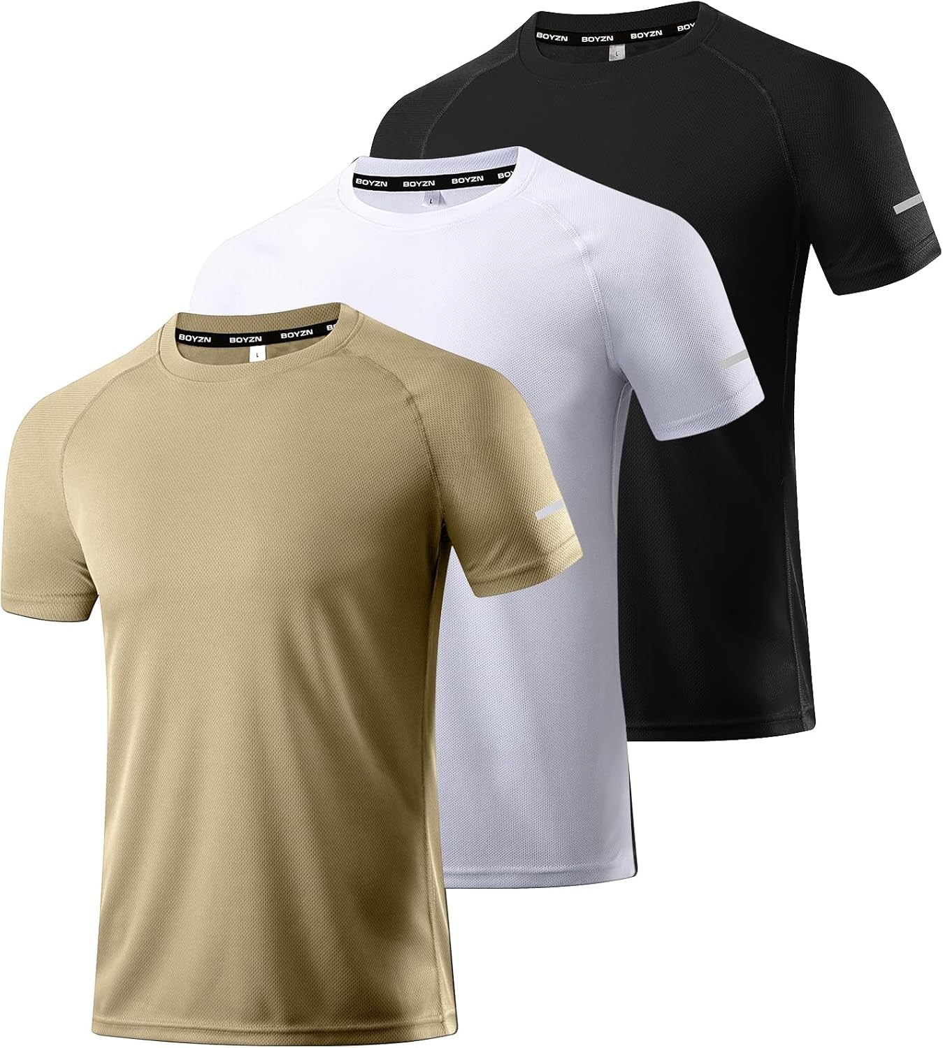 Men's Performance Workout Running Shirts - Moisture-Wicking Dry Fit Tees in Convenient 1, 3, 5, or 7 Packs