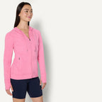 Elevate Your Workout Wardrobe with Our Women's Lightweight Zip-Up Performance Hoodie - Ideal for Athleisure and Active Living
