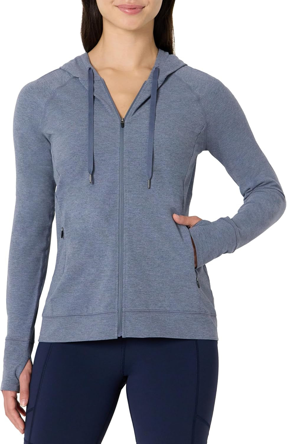 Elevate Your Workout Wardrobe with Our Women's Lightweight Zip-Up Performance Hoodie - Ideal for Athleisure and Active Living