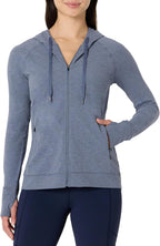 Elevate Your Workout Wardrobe with Our Women's Lightweight Zip-Up Performance Hoodie - Ideal for Athleisure and Active Living